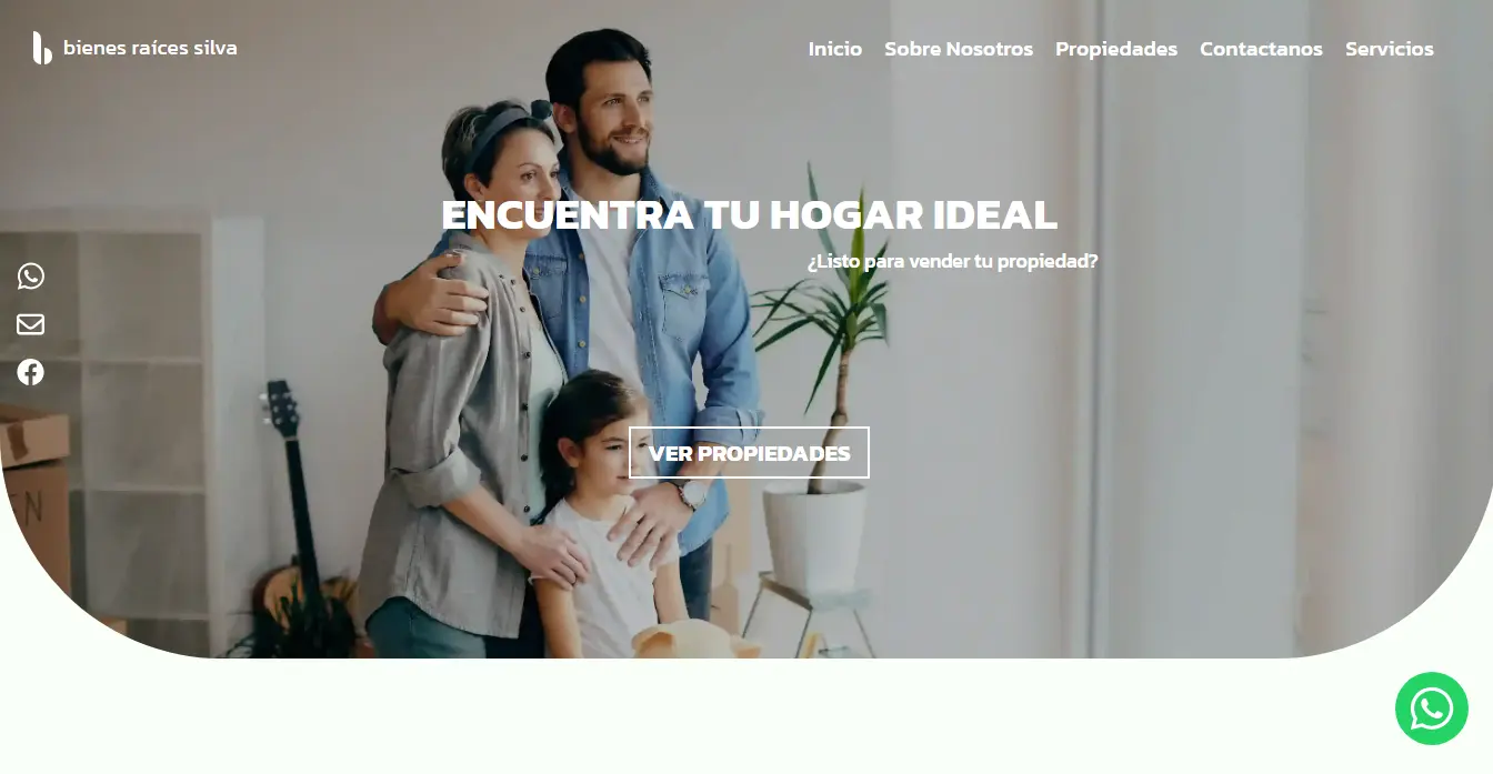 Desarrollo integral de un portal de Bienes Raíces para Bienes Raices Silva